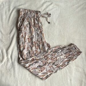 American Rag Feather Print Boho Pants